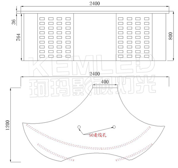 【電視臺】新聞/訪談演播桌KM-201